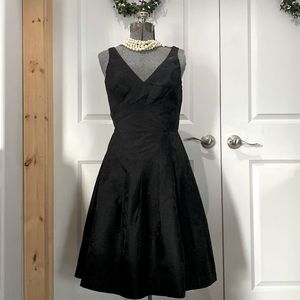 White House Black Market Black Dress Sz4